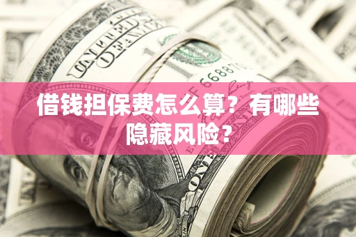 武汉借钱担保费怎么算？有哪些隐藏风险？