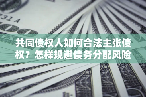 武汉共同债权人如何合法主张债权？怎样规避债务分配风险？
