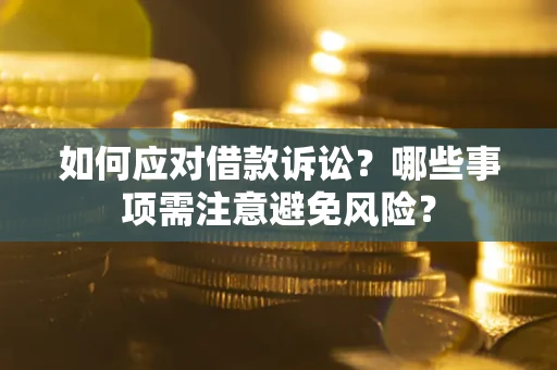 武汉如何应对借款诉讼？哪些事项需注意避免风险？