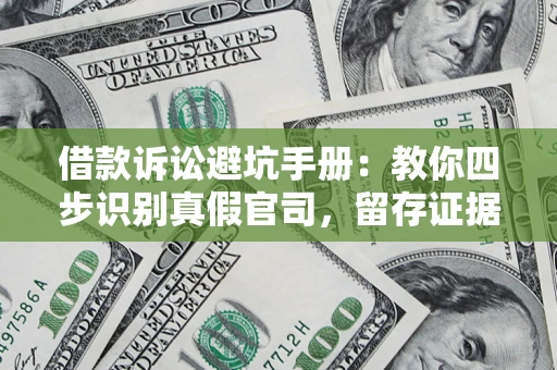 武汉借款诉讼避坑手册：教你四步识别真假官司，留存证据不踩雷