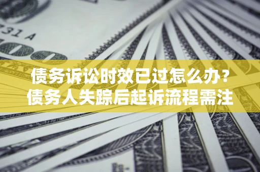 武汉债务诉讼时效已过怎么办？债务人失踪后起诉流程需注意什么？