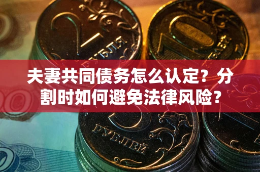 武汉夫妻共同债务怎么认定？分割时如何避免法律风险？