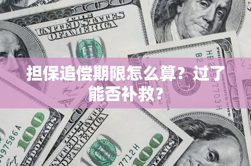 武汉担保追偿期限怎么算？过了能否补救？